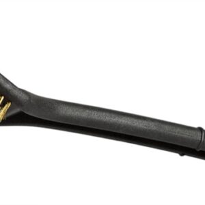 12” BBQ Brush with Brass Bristles & Scraper