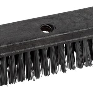 8" Stiff Scrub Brush with Black Poly Bristles