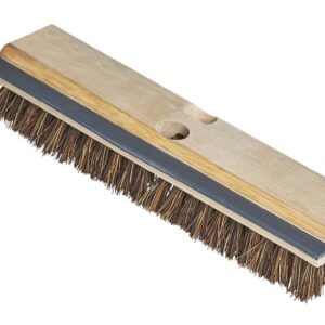 11" Wood Deck Brush with Squeegee and Palmyra Bristles