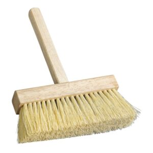 7" Wood White Wash Brush with 3 Rows of Bristles