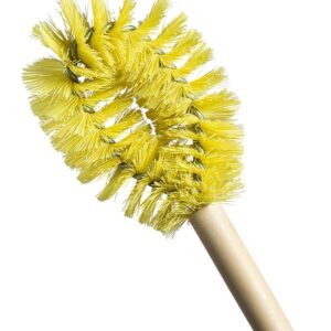 HD Wire Centre Toilet Bowl Brush with Yellow Polypropylene Bristles
