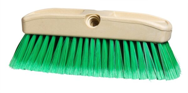 10" Vehicle Brush with Soft Bristles in Green