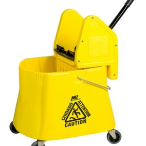 40 Qt. Elephant Foot Down Press Mop Wringer and Bucket Combo in yellow