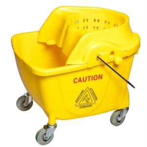 Janitorial Mop Bucket With Funnel Wringer