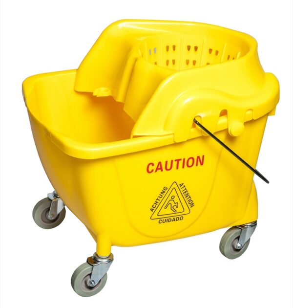 Janitorial Mop Bucket With Funnel Wringer