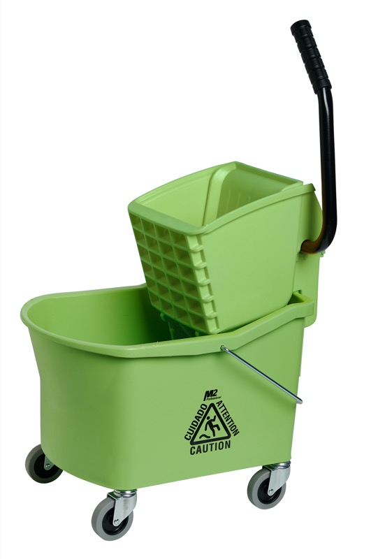 32 Qt. Grizzly Side Press Wringer and Mop Bucket Combo