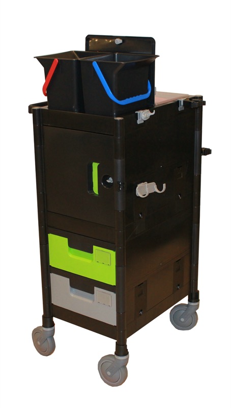 Brix Compact System with 2 drawers and door that locks
