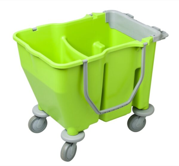Duo-Chamber Mop Bucket in green