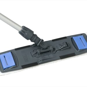 Universal Flat Mop Frame in black and blue