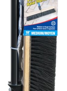 Side-Clip Tampico Push Broom w Handle - 18 Inch