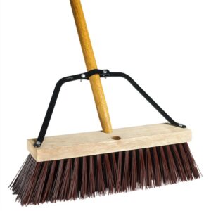 16” Ryno Street Broom with Brace and 60” Handle