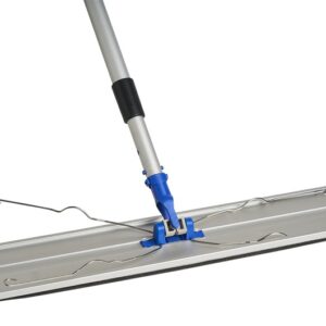 Static Attack Mop frame and aluminum telescopic handle