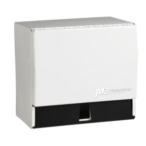 Metal Paper Towel Dispenser with piano hinge and saw tooth cutting edge