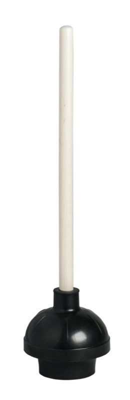 Heavy-Duty Plunger with Wood Handle