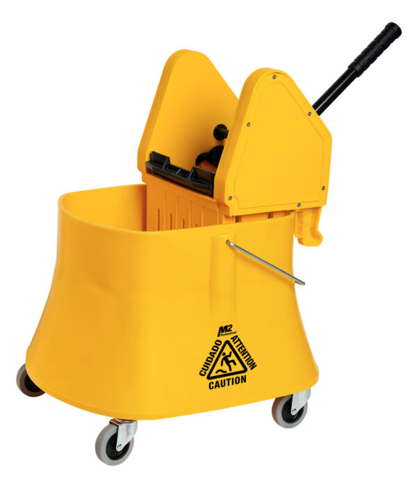 40 Qt. Champ down press mop wringer and janitorial mop bucket combo