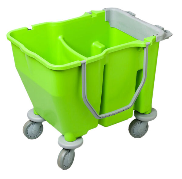 Duo-Chamber Mop Bucket with draining valve