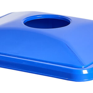 Curbside Recycle Bin Lid with Hole