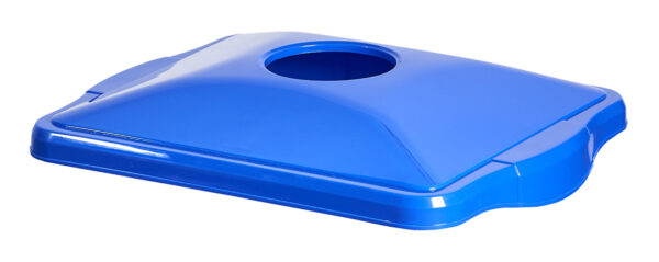 Curbside Recycle Bin Lid with Hole