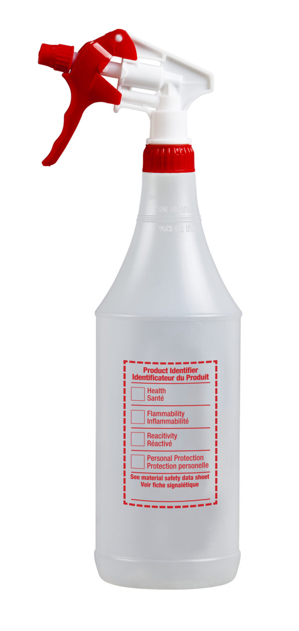 32 oz WHMIS Bottle with Trigger - 12 Pack