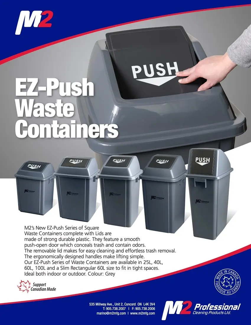 EZ-Push Waste Container
