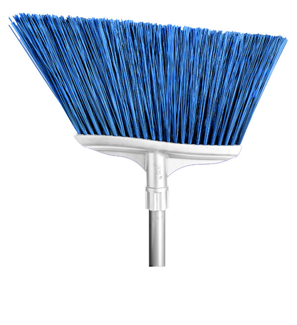 Spectra 12" Color-Coded Angle Broom with 48" Fiberglass Handle