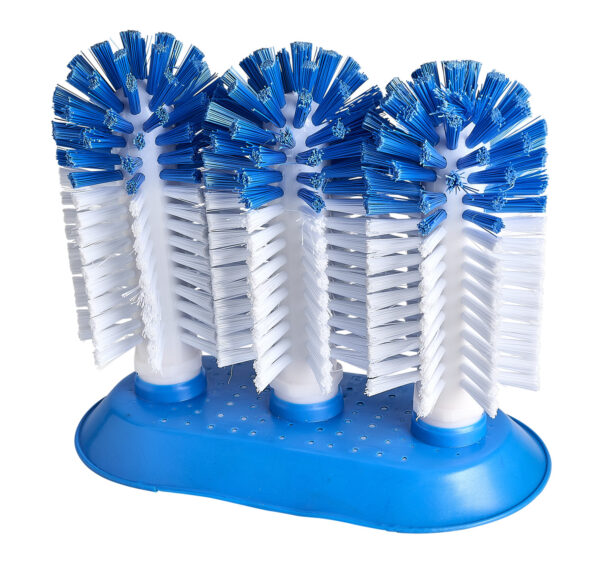 Triple Glass Wash Brushes