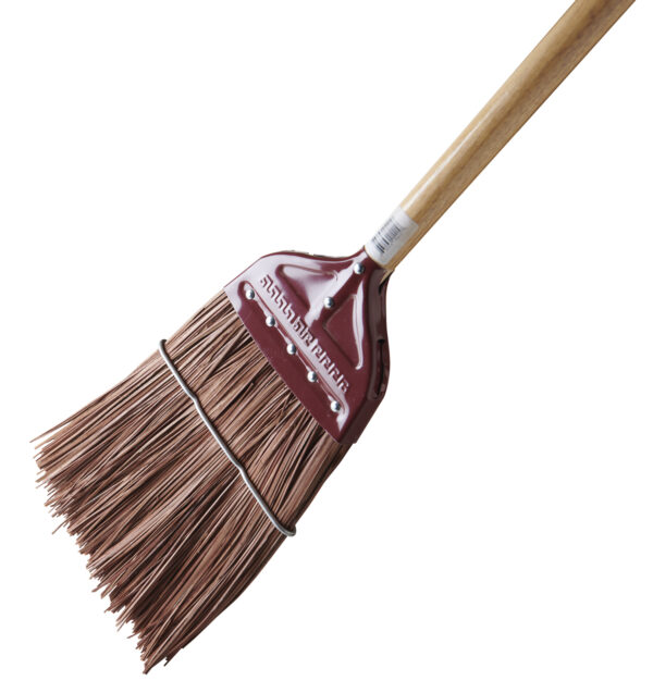 Industrial Fire Broom with 48" Wood Handle - Palmyra