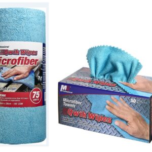 Qwik Wipes 12" x 12" Microfiber Cloths