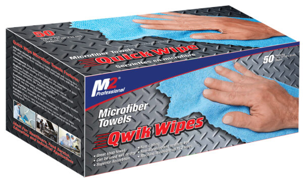 Qwik Wipes 12" x 12" Microfiber Cloths