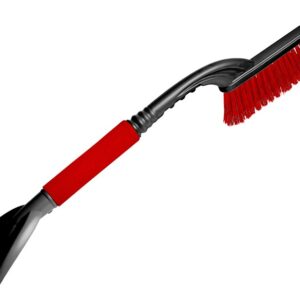 25"/64cm Plastic Snow Brush with Ice Scraper